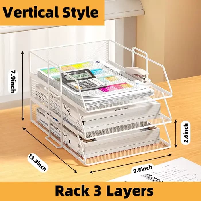 Bureau A4 papier bureau organisateur Document fichier lettre livre Brochure remplissage plateau supp