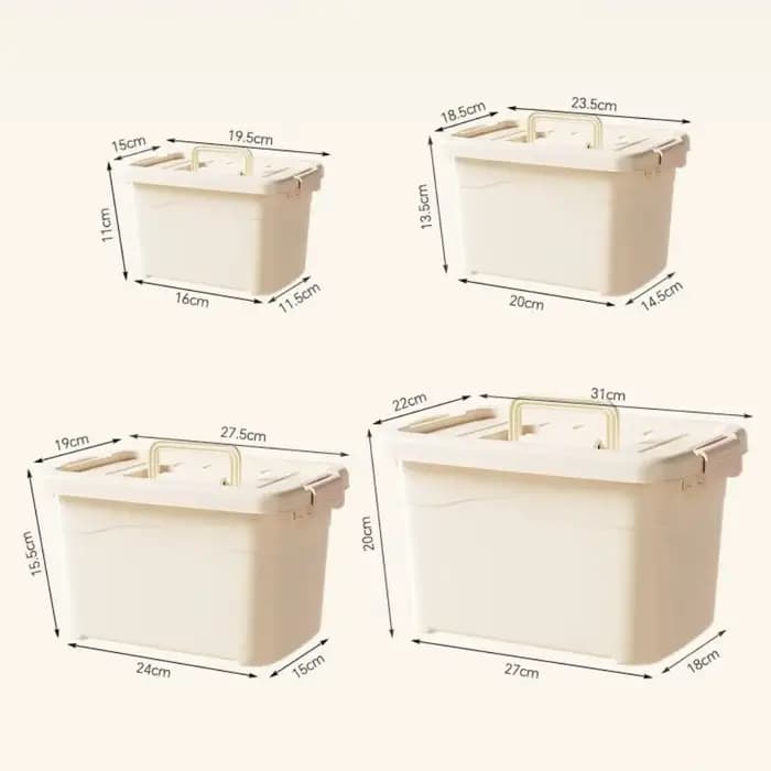 Boîte de rangement domestique multifonction