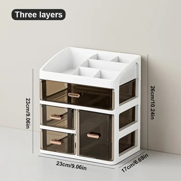 Boîte de rangement de cosmétiques, tiroir de boîte de rangement de cosmétiques, présentoir de produi