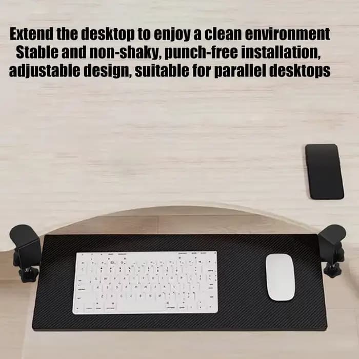 Sous le bureau tiroir de clavier coulissant étagère