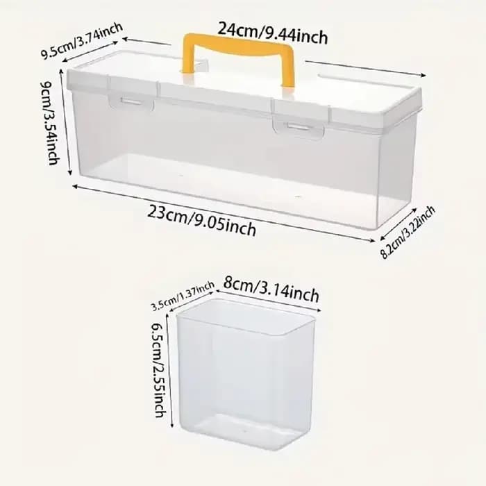 Boîte de rangement pour outils, ensemble de boîtes de rangement multi-compartiments, organisateur d'
