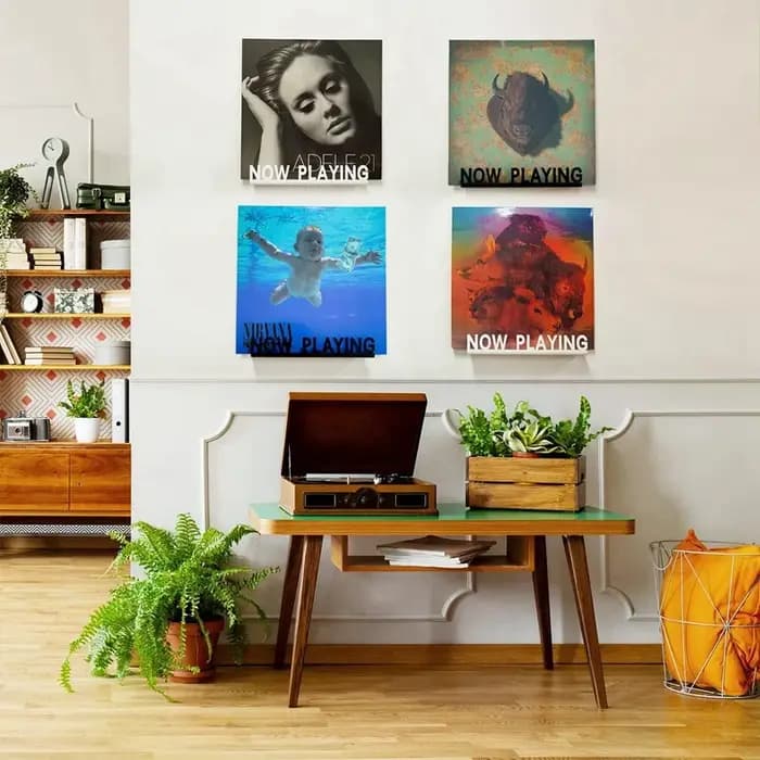 Présentoir mural pour CD