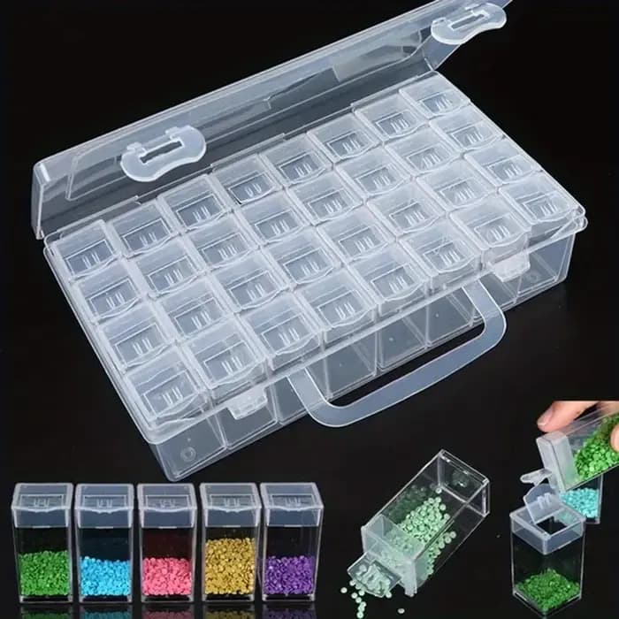 Coffret de rangement de perles de peinture diamant