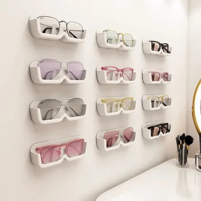 Présentoir de rangement mural pour lunettes