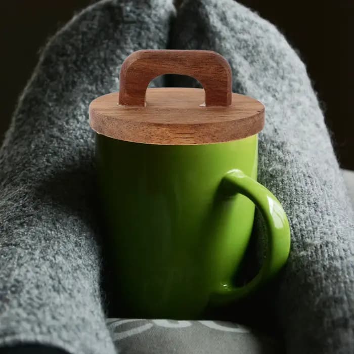 Couvercles de pot en bois hermétiques 3x3 pouces