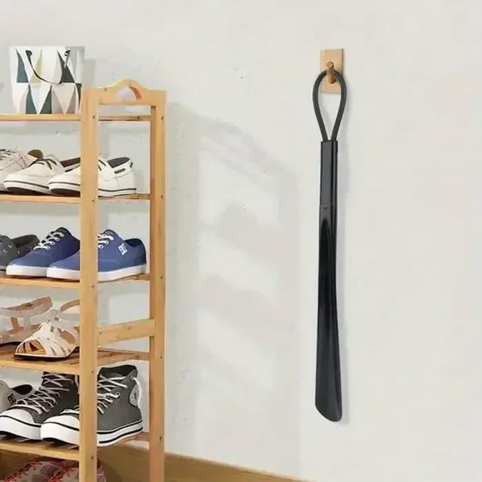 Corne à chaussures longue et flexible en plastique