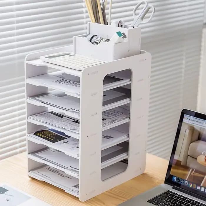 Support de rangement de bureau pour papier A4