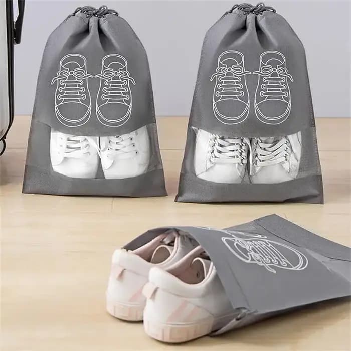 Sac de rangement pour chaussures en tissu non tissé épaissi