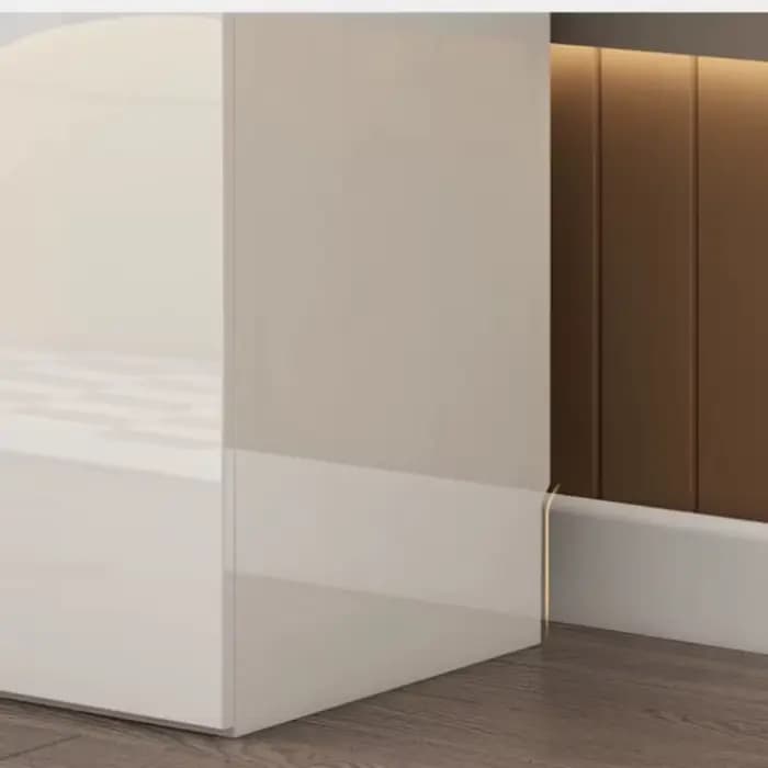 Armoire moderne à cannelures