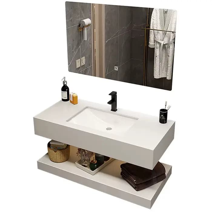Réplique d'armoire de salle de bain minimaliste