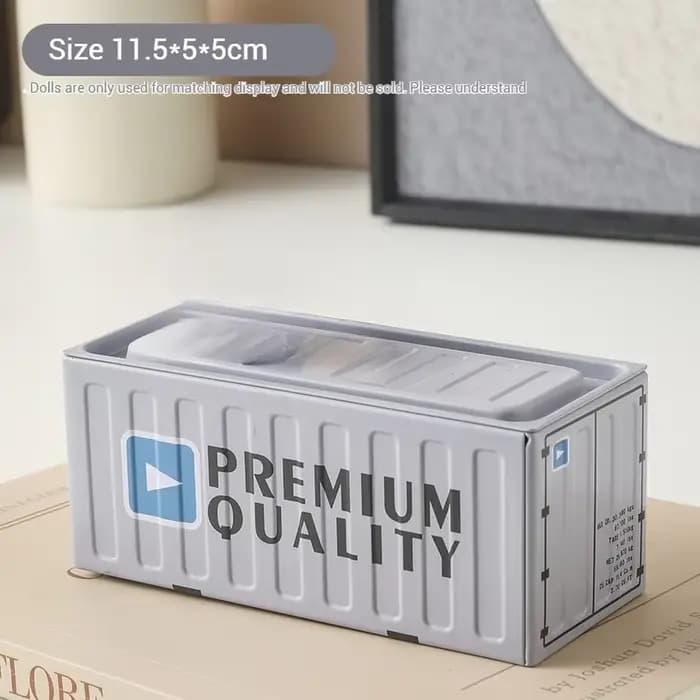 Conteneur de rangement en fer Compact, organisateur de bureau créatif, Tube de fournitures de bureau