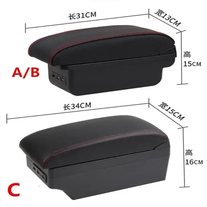 Boîte d'accoudoir pour Renault Captur Clio 2