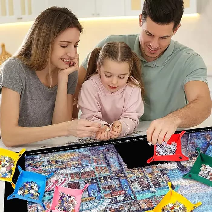 Lot de 2000 tapis de rangement pour puzzles enroulables