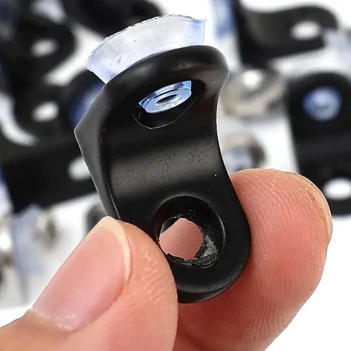 Supports de fixation à ventouse pour étagères, panneaux stratifiés, cloisons, armoires, supports de verre et quincaillerie de meubles – Fournitures de quincaillerie domestique