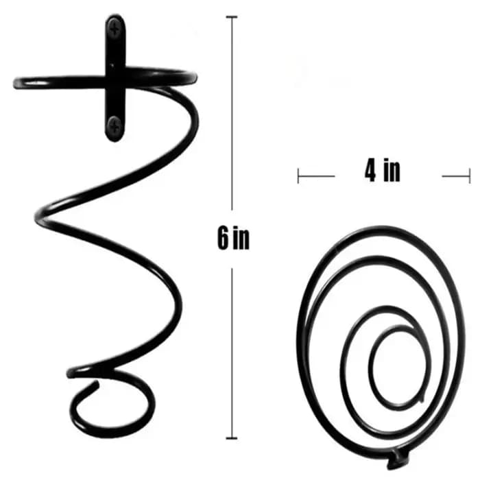 Porte-bouteilles mural en spirale pour vin rouge, présentoir à vin, rangement pour bouteilles, décoration simple pour comptoir de maison