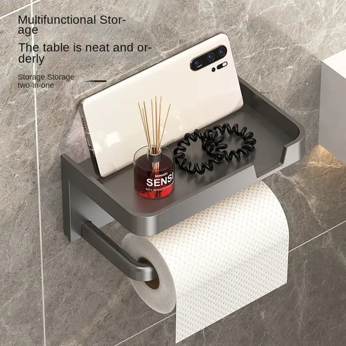 Boîte flacon murale pour rouleau de papier toilette