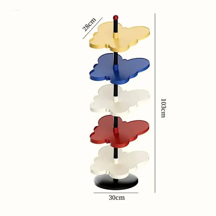 Étagère à chaussures multi-niveaux simple et démontable pour entrées étroites