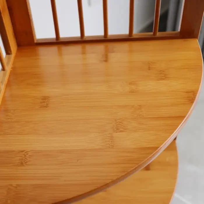 Étagère de rangement multifonctionnelle en bois massif
