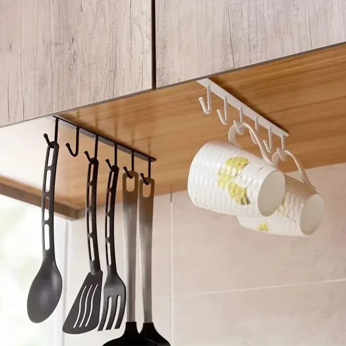 Crochet de rangement mural pour ustensiles de cuisine