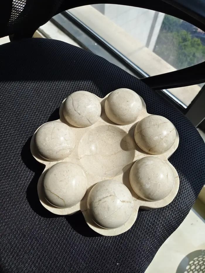 Boîte de rangement pour bijoux en marbre 22