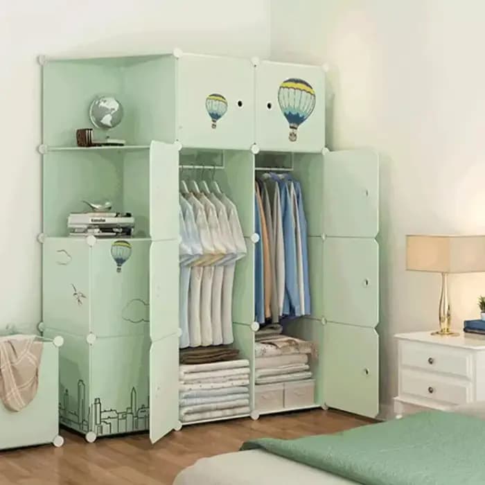 Armoire modulaire ouverte moderne en plastique