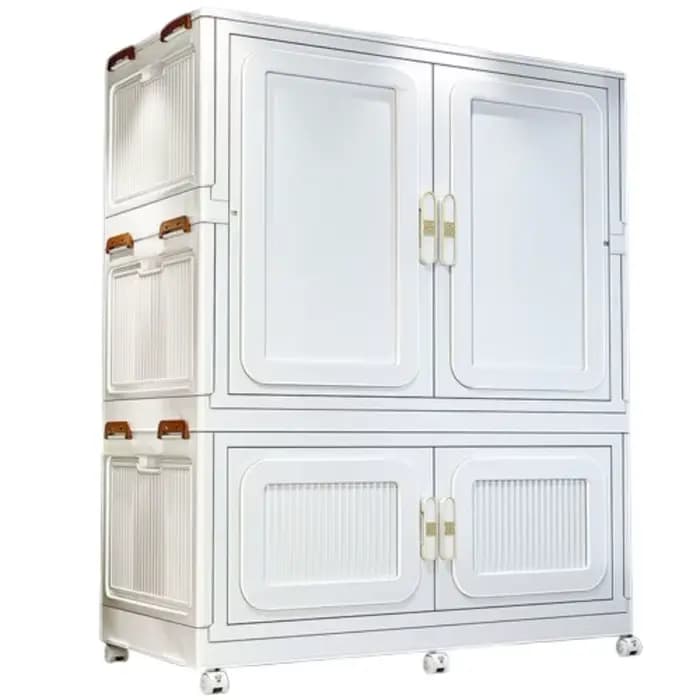 Chambre vêtements armoire robuste organisateur enfants en plastique femmes armoires