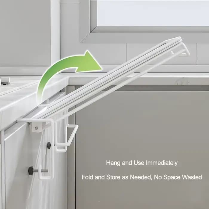 Étagère pliable pour porte d'armoire – Rangement de comptoir et panneau de séparation