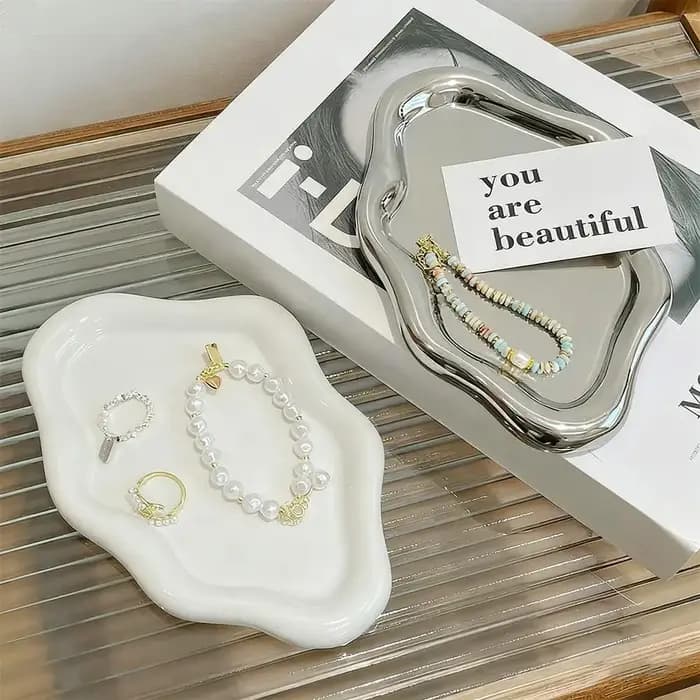 Plateau de rangement de bijoux Simple