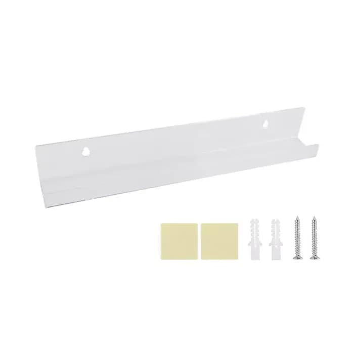 Étagère murale pour disques vinyles 4 "/12"/15 ", étagères flottantes claires et légères pour livres