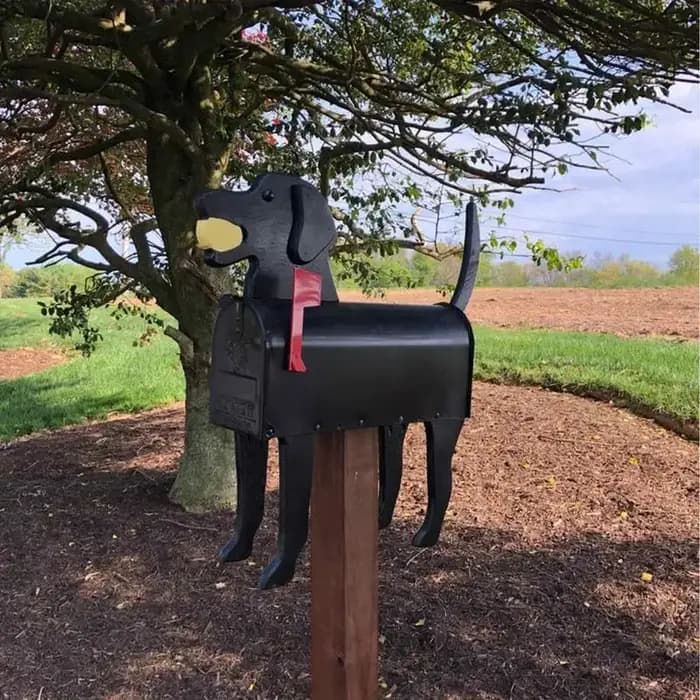 Boîte aux lettres de jardin en forme d'animal
