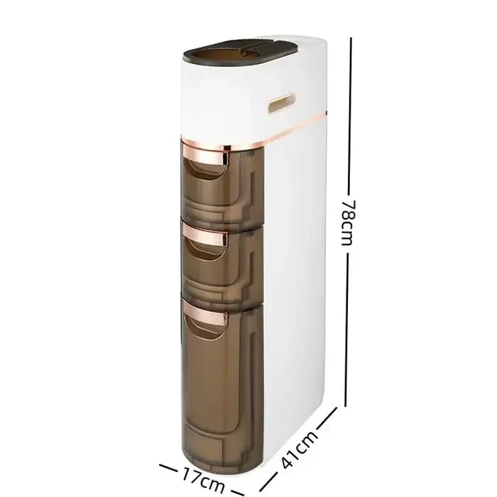 Meuble de rangement pour fentes étroites de salle de bain
