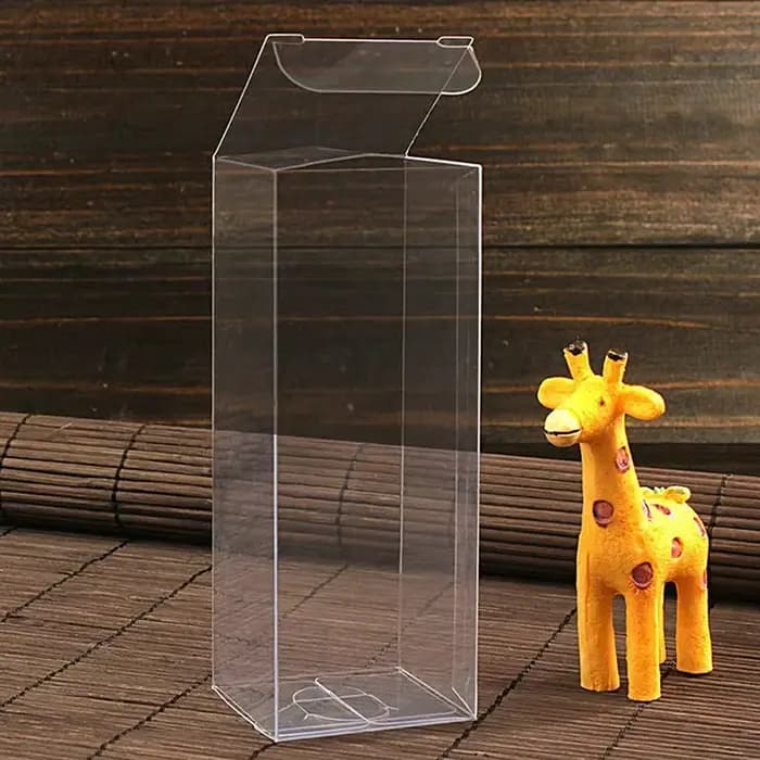 Boîte pliante en PVC Transparent 30x40x82mm, 50 pièces, support de rangement de cosmétiques Transpar