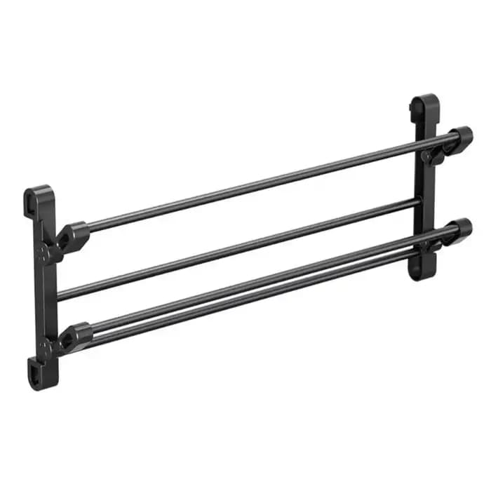 G6KF – étagère à chaussures pliante Portable, 2 niveaux, accessoire pour gagner l'espace dans les sa