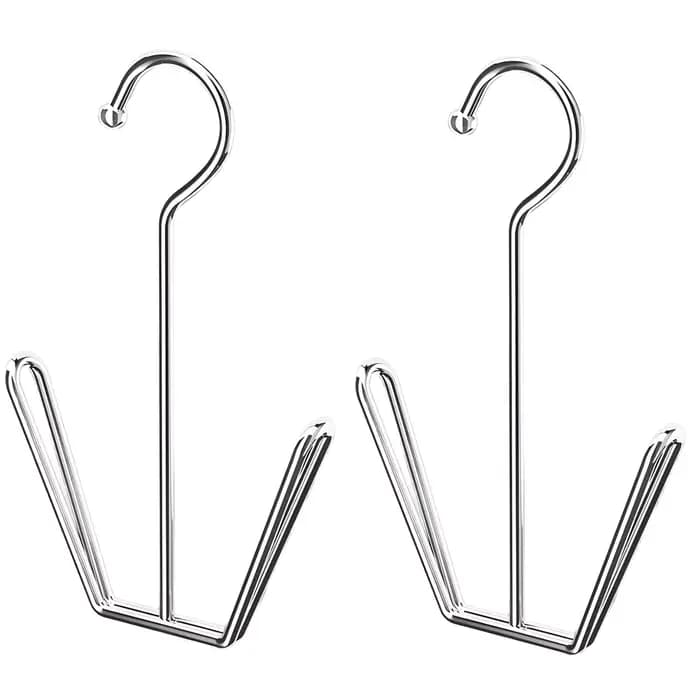 2 pièces Étagère à chaussures en acier inoxydable, support de séchage suspendu, organisateur de sa