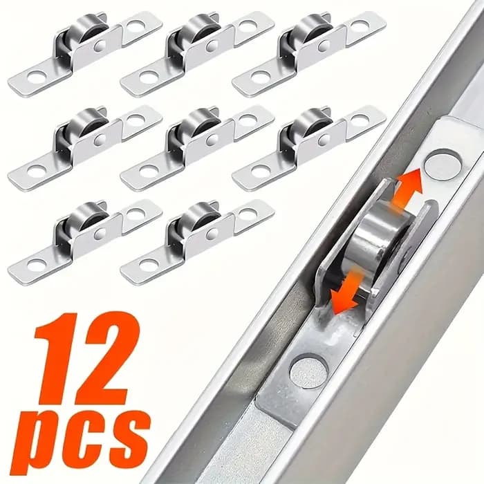 Rouleaux de porte coulissante en métal Durable