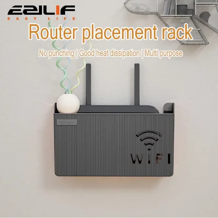 Boîte de rangement murale sans fil WiFi TV décodeur salon chambre routeur support