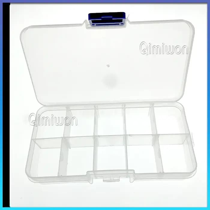 Petite boîte de rangement en plastique transparent