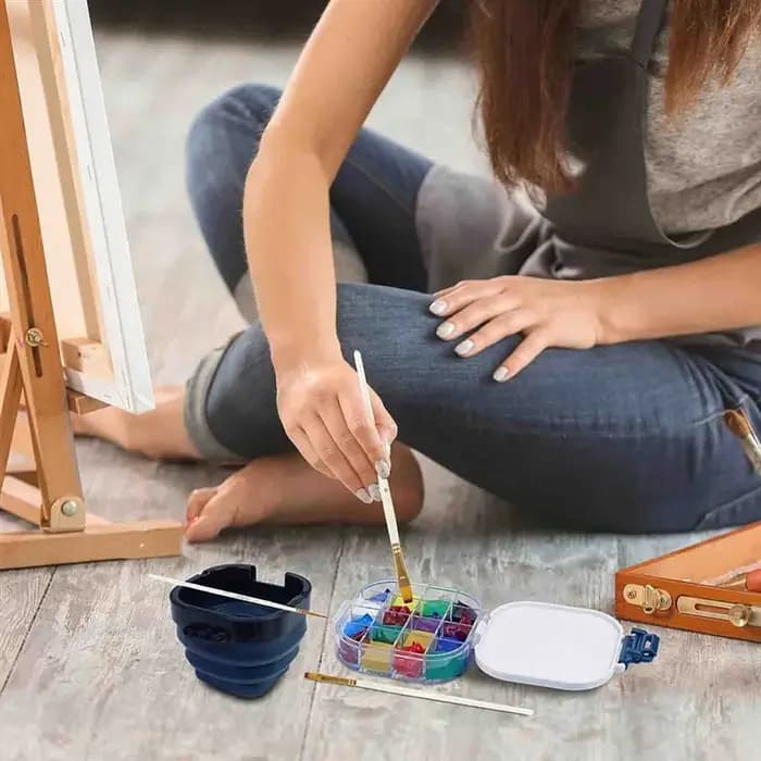 Boîte de rangement hermétique pour économiseur de peinture