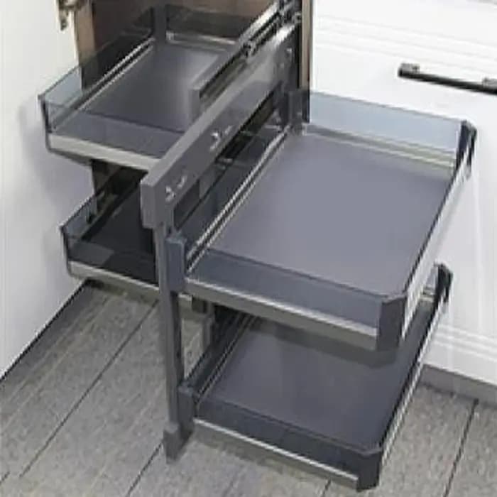 Supports de rangement d'angle extractibles