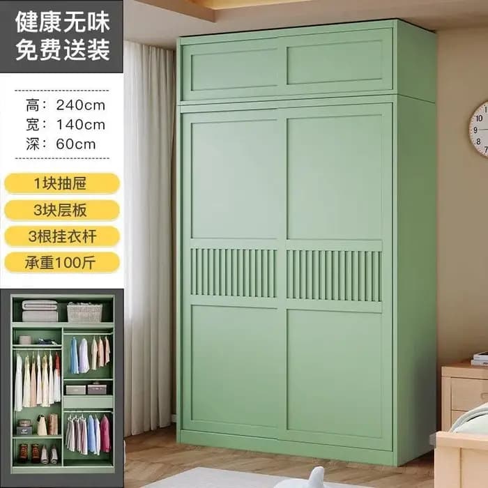 Armoire coulissante de rangement pour chambre à coucher