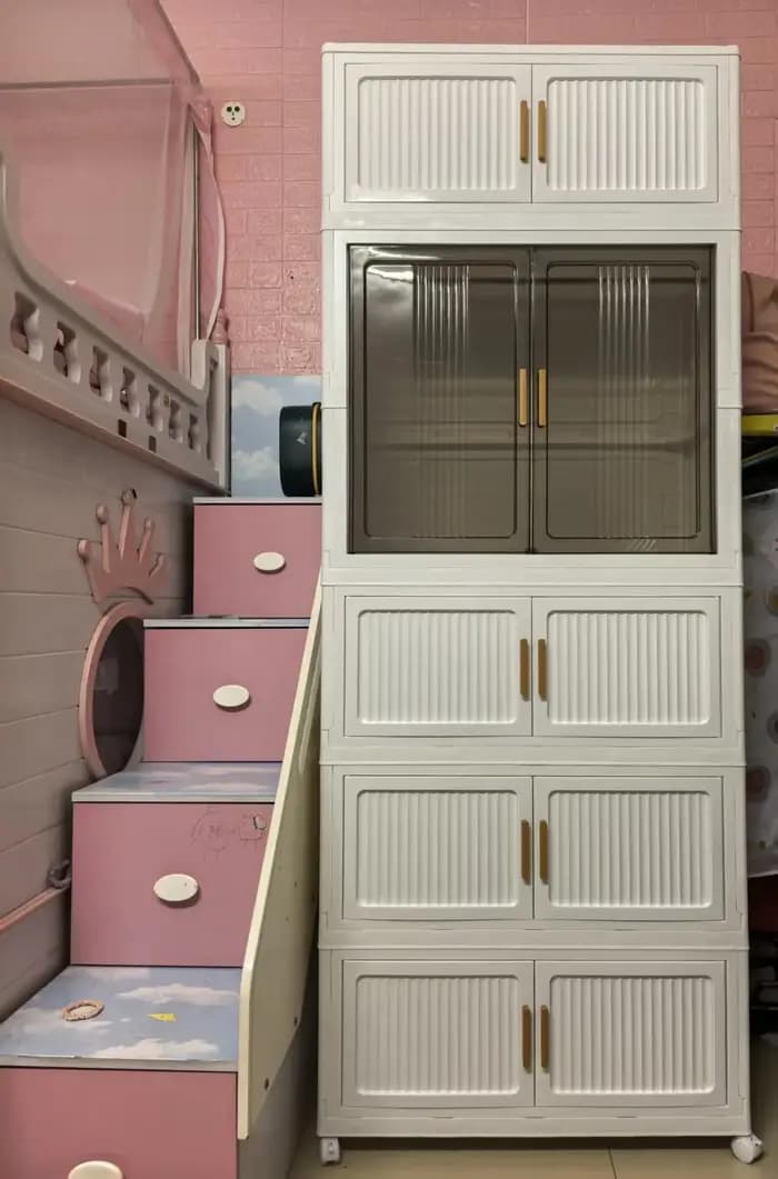 Armoire de rangement modulaire grande capacité