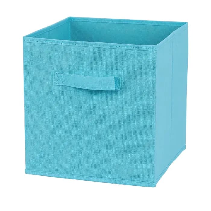 Boîte de rangement pliable en tissu non tissé, boîte de rangement pour la maison, le placard et les jouets, boîte de rangement pour vêtements et livres