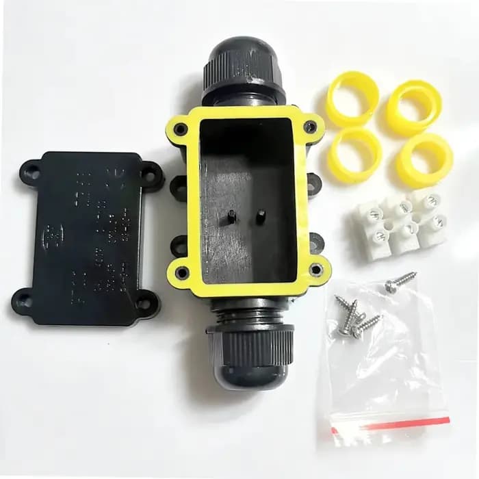 Boîte de jonction étanche IP68 2 voies 3 broches 4-11 mm