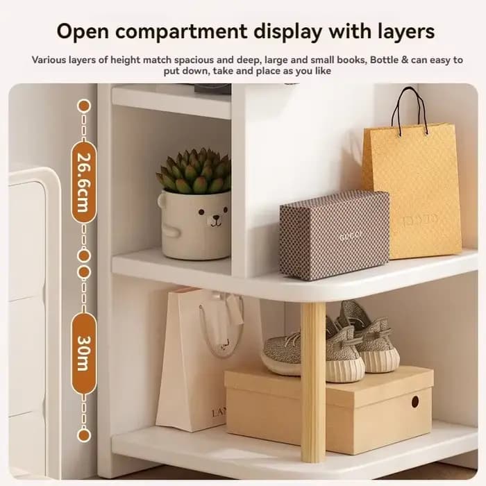 Meuble de rangement d'angle pour la maison