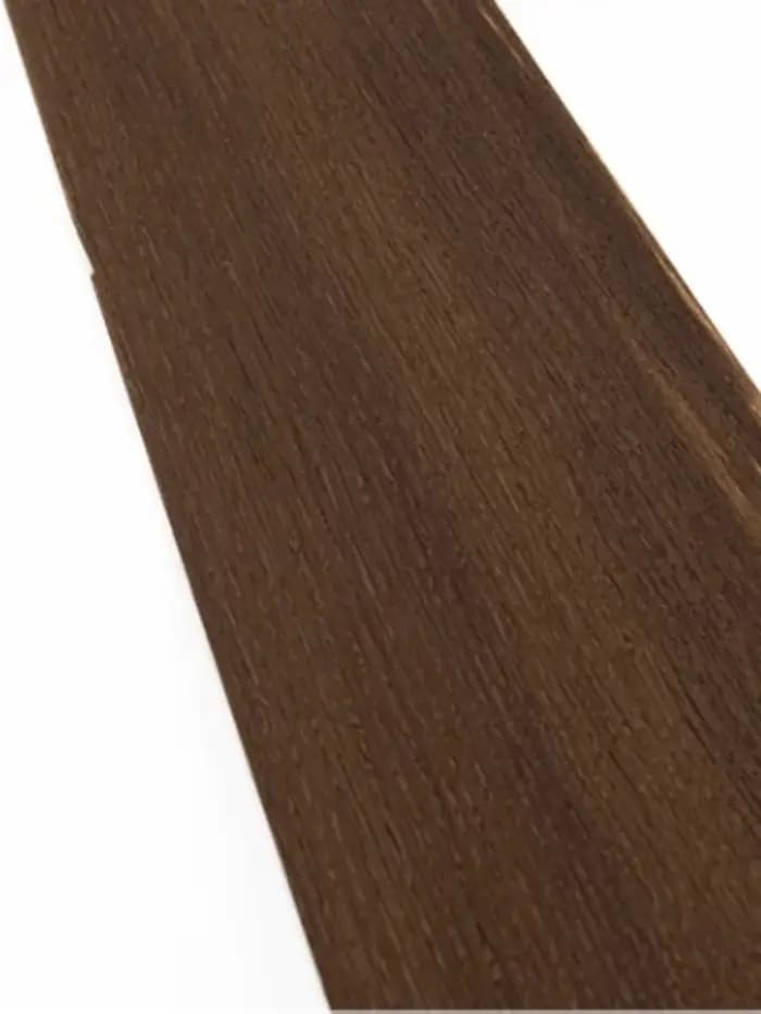 Placage en bois de chêne fumé naturel, panneau de haut-parleur pour meubles d'hôtel, placage décorat