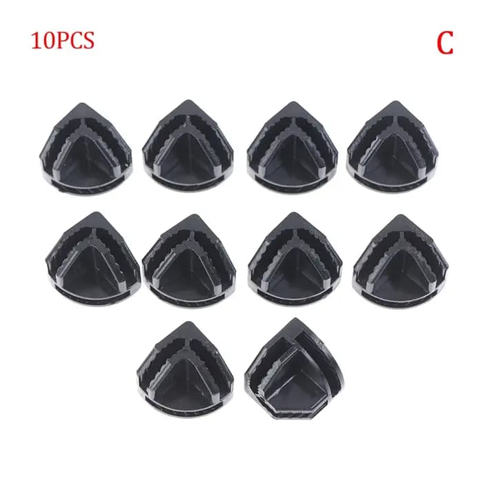 10 pièces fil Cube ABS connecteurs étagères de rangement organisateur modulaire boîte boucle Clip