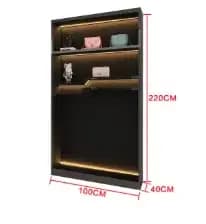 Armoires de luxe modernes, organisateur de Dressing, présentoir suspendu, rangement de chambre à cou