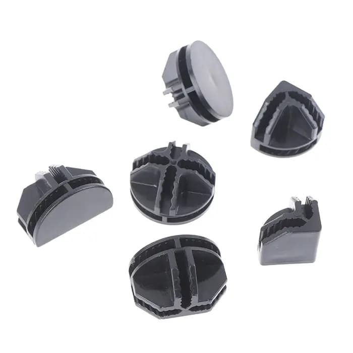 10 pièces fil Cube ABS connecteurs étagères de rangement organisateur modulaire boîte boucle Clip