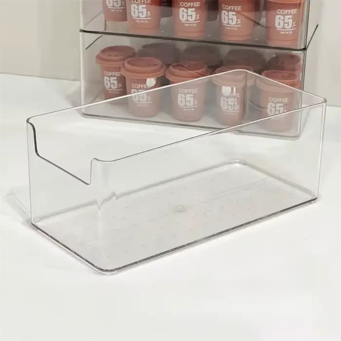 Boîte de rangement transparente multifonctionnelle-bureau de bureau Durable, médicaments et autres b