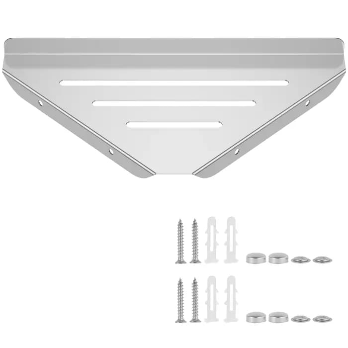Étagère d'angle de douche murale sans perceuse